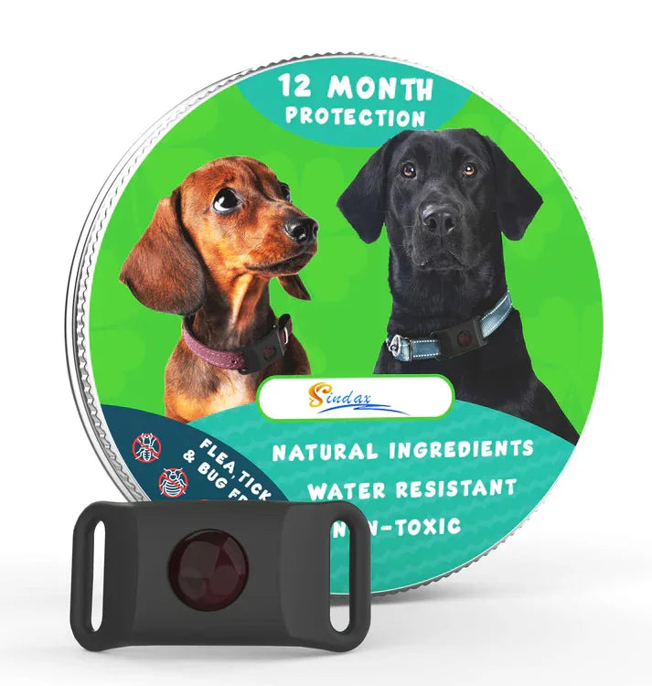 NONECN Pet Flea Collar Natural AntiFlea and Tick Pendant Dogs