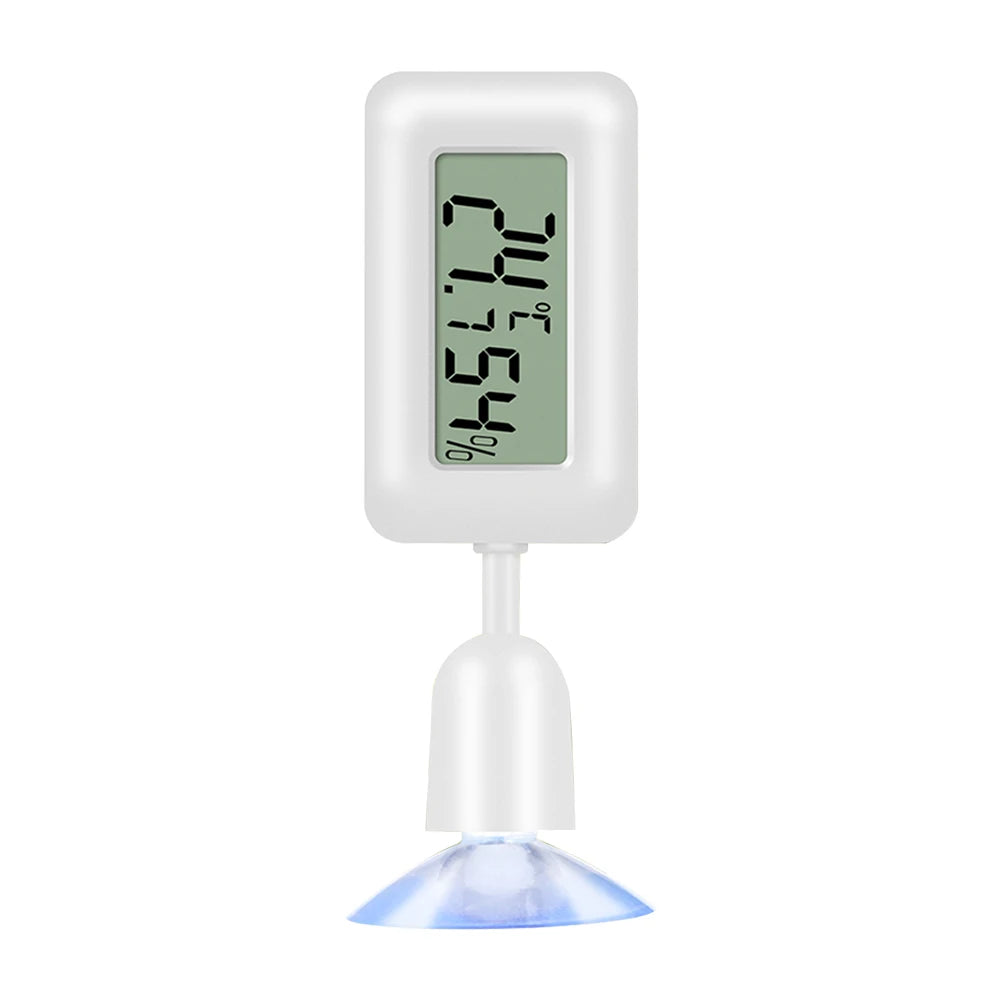 Shunmaii Reptile Digital Thermometer Hygrometer for Terrarium with Suction Cup