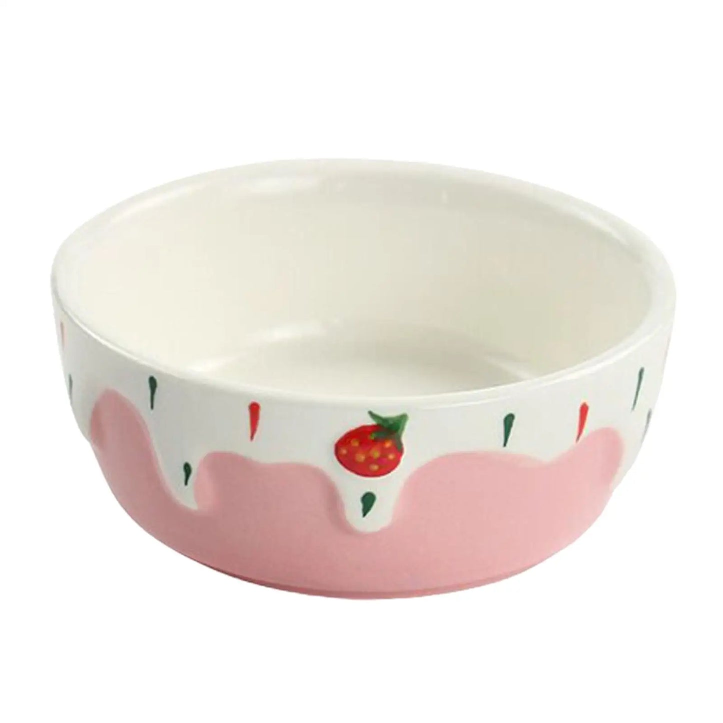 Ceramic Hamster Food Bowl Easy to Clean Portable Small Pets Dish