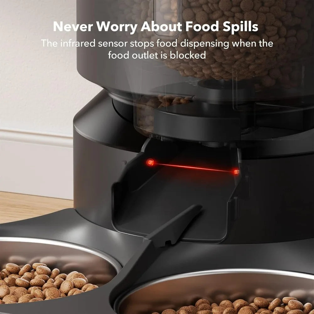 Automatic Pet Feeder Timed Dispenser For Cats And Dogs