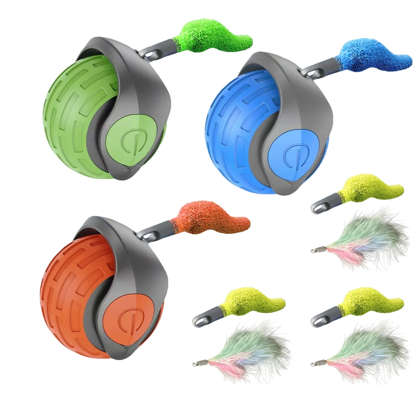 Shunmaii Cat Interactive Ball Toy Rechargeable Automatic Rolling