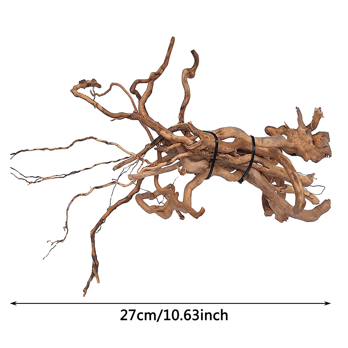 Natural Driftwood Root Trunk Aquarium Decor For Reptiles
