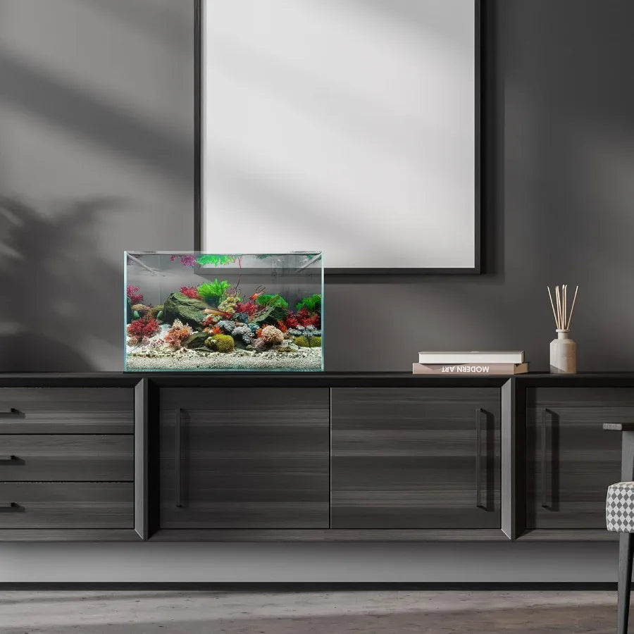 Ultra Clear Rimless Fish Tank With 45 Mitered Edge Glass