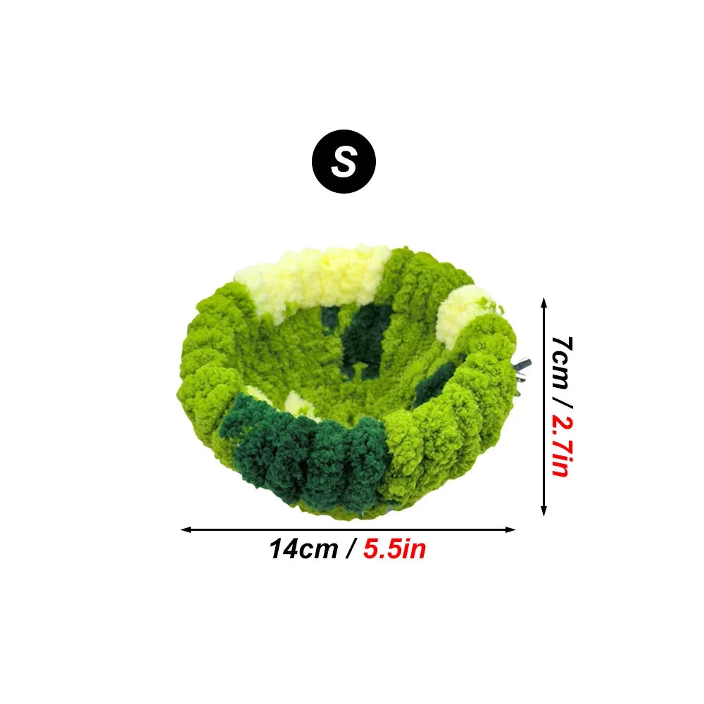 NONECN Plush Bird Nest Bed For Small Parrot Cage Accessory