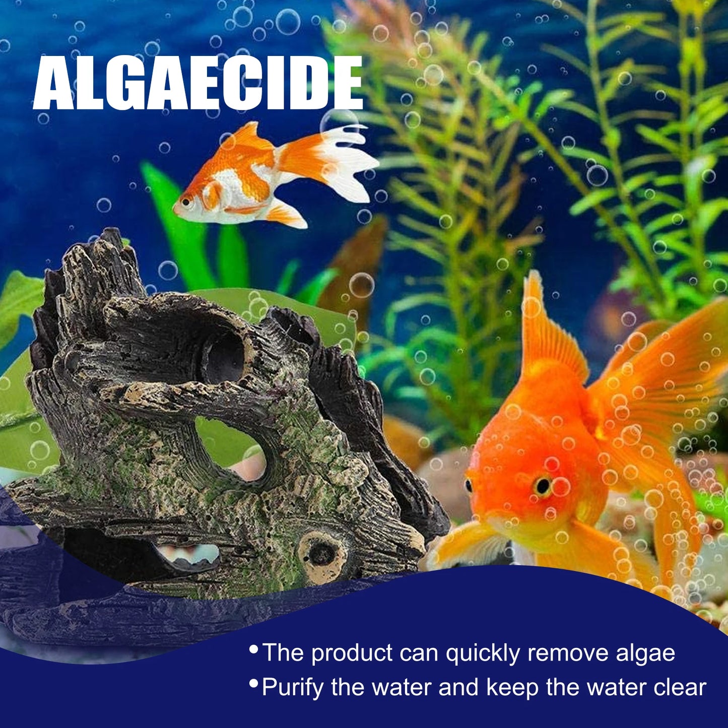 Aquarium Algae and Moss Remover Fast Acting for Clear Tanks