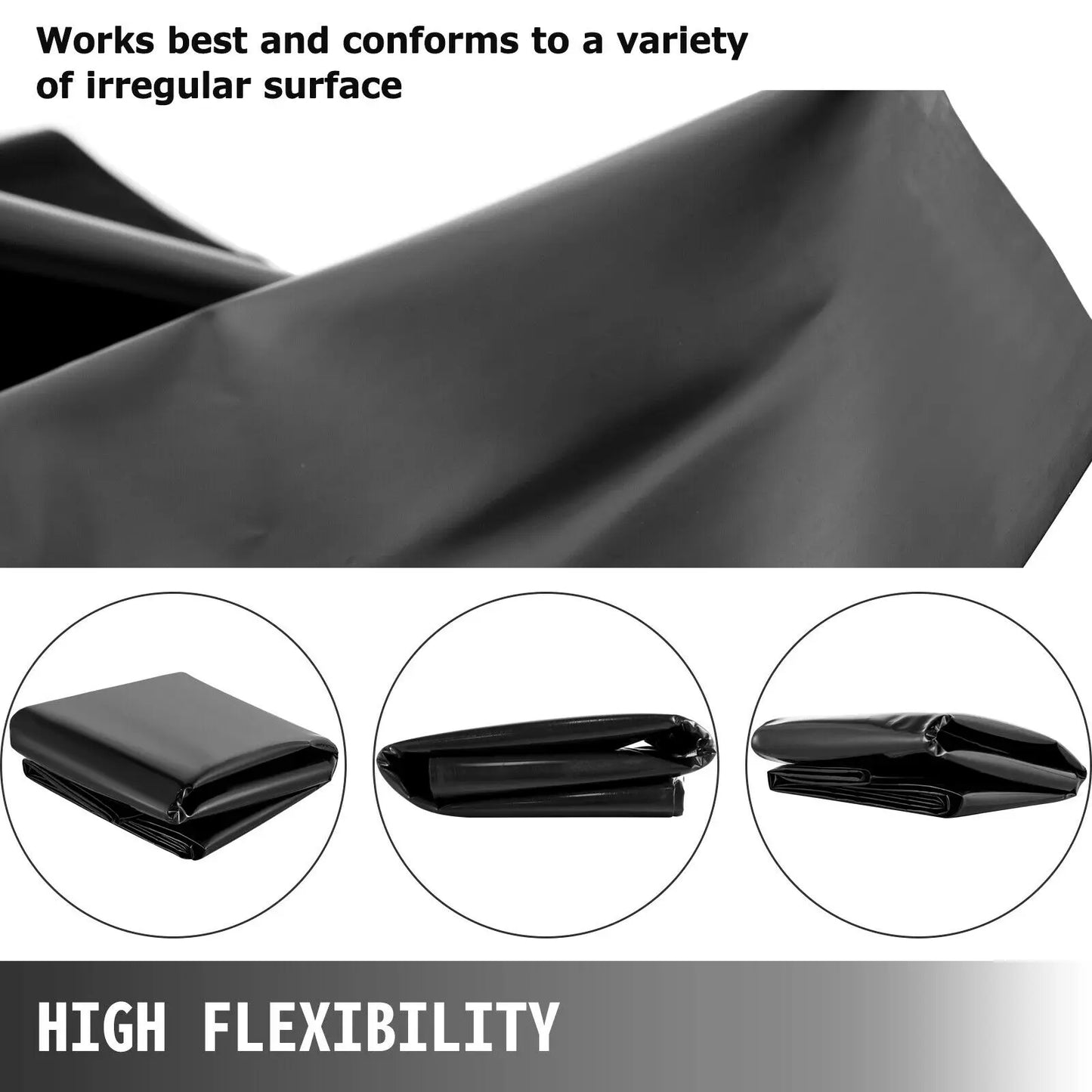 SucceBuy LLDPE Pond Liner 20 Mil For Ponds And Waterfalls