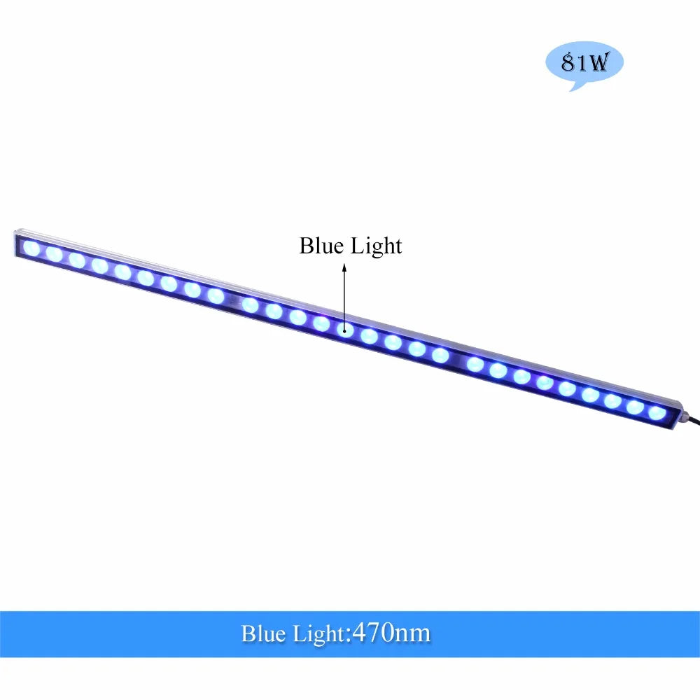Populargrow Aquarium Light With 470nm Blue Spectrum LEDs Strip