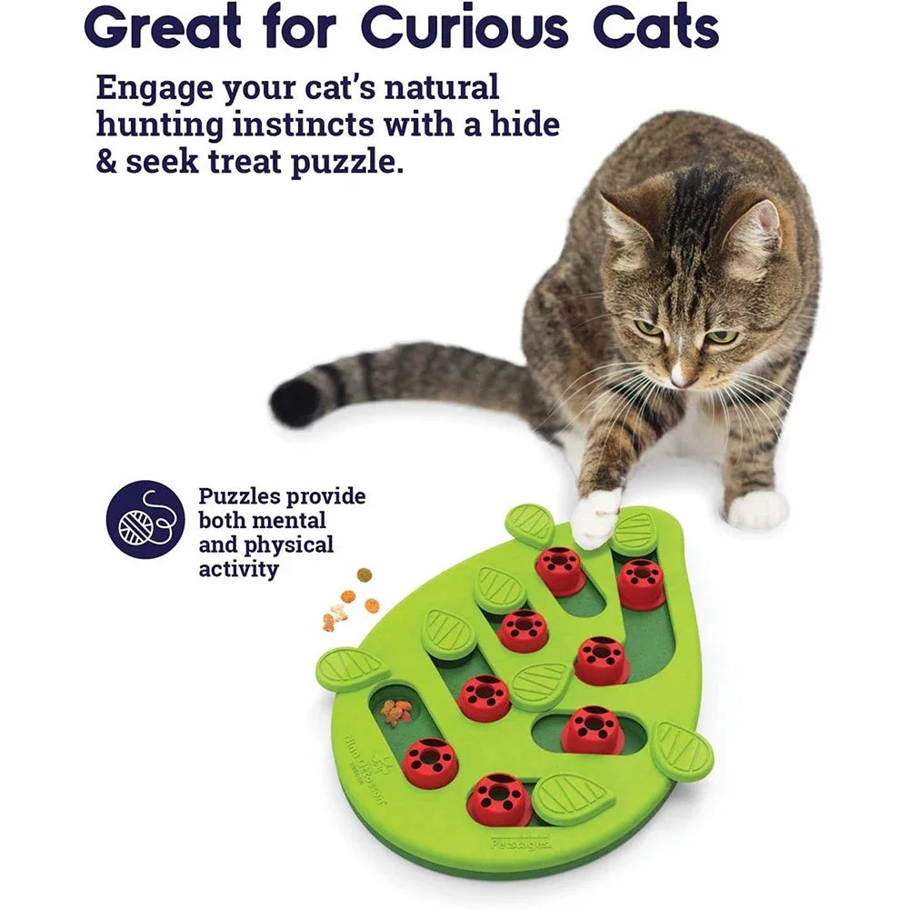 Rainy Day Puzzle And Play Cat Treat Toy Interactive Fun