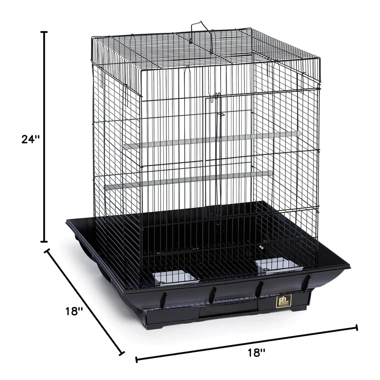 NONECN Metal Bird Cage With Slide Out Tray Parrot Cage