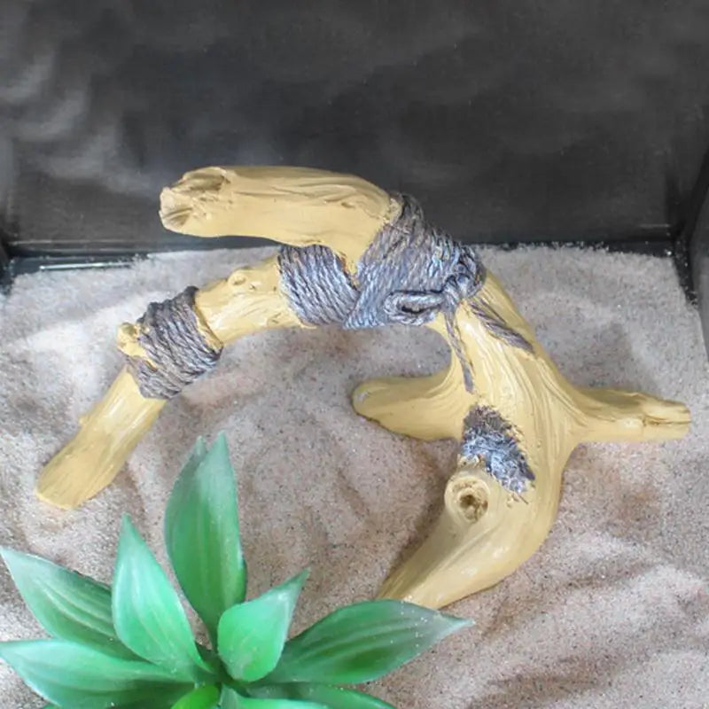 Snake Climbing Branch Resin Wood For Reptile Terrarium Decor