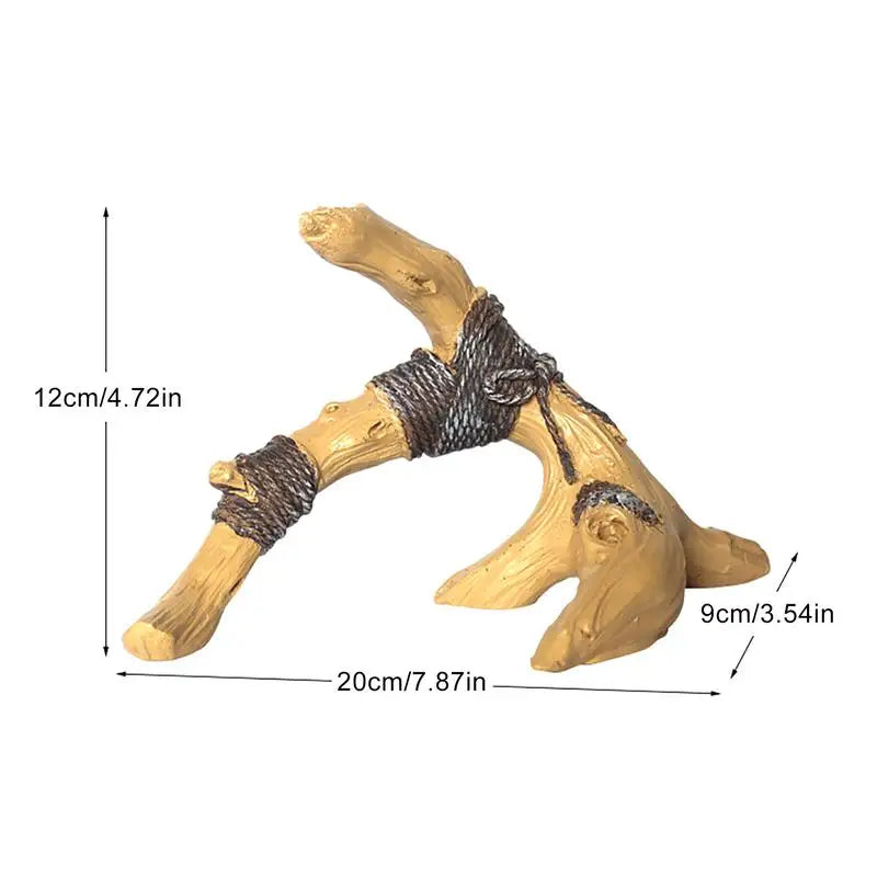 Snake Climbing Branch Resin Wood For Reptile Terrarium Decor