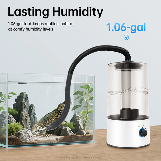 Reptile Mister Humidifier 4L Large Capacity Terrarium Fogger