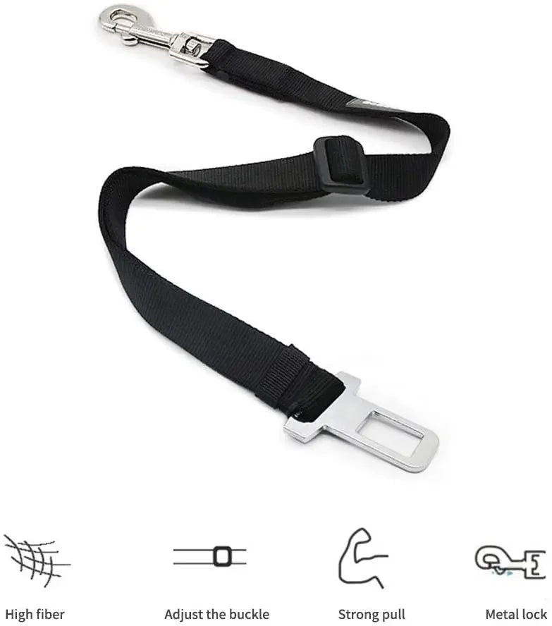 YOUSECN Adjustable Pet Car Seat Belt For Dogs And Cats