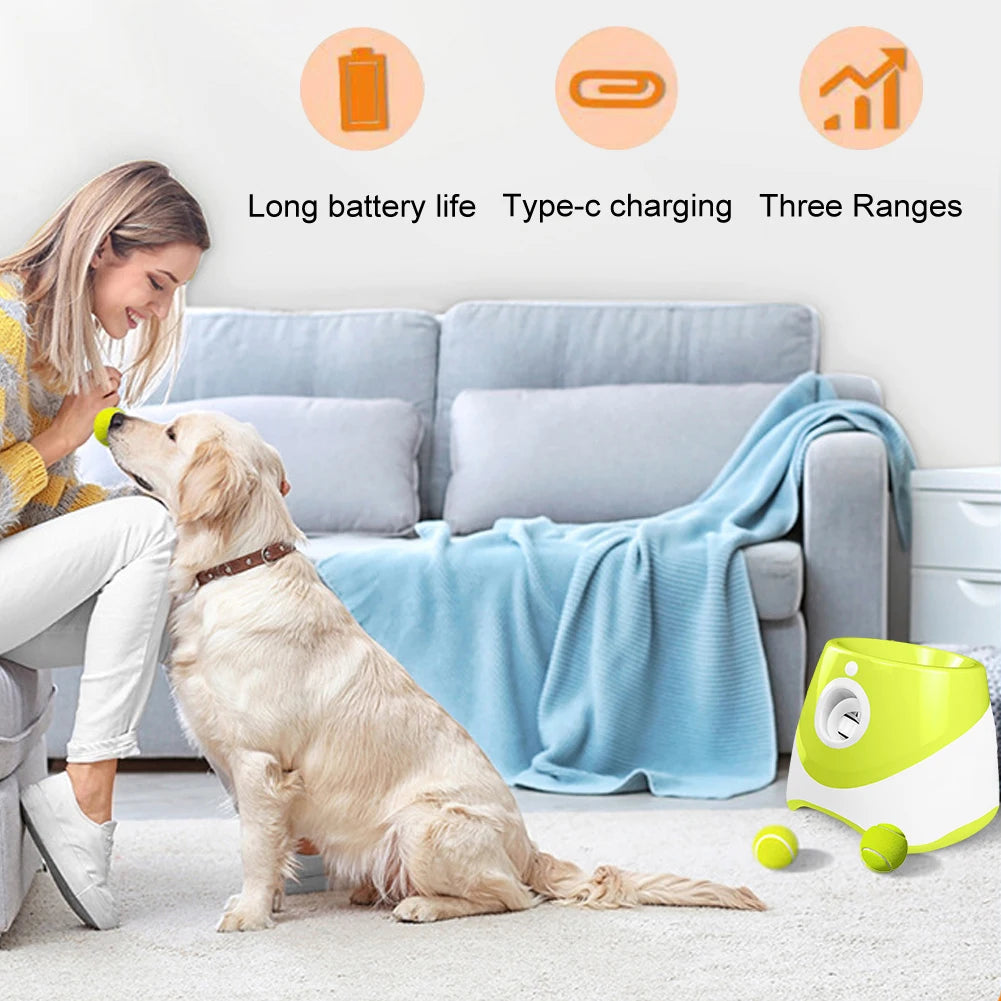 Automatic Dog Ball Launcher For Indoor Outdoor Play