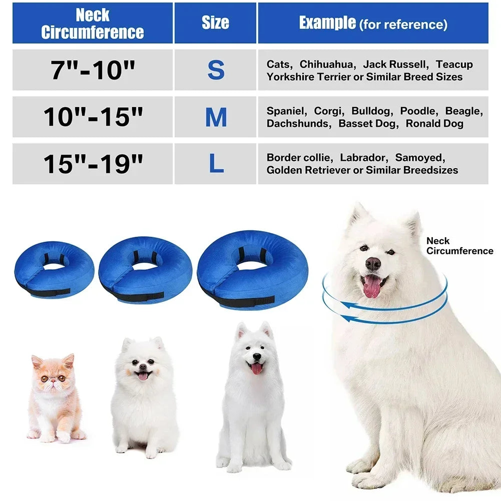 NONECN Inflatable Recovery Collar For Dogs And Cats After Surgery