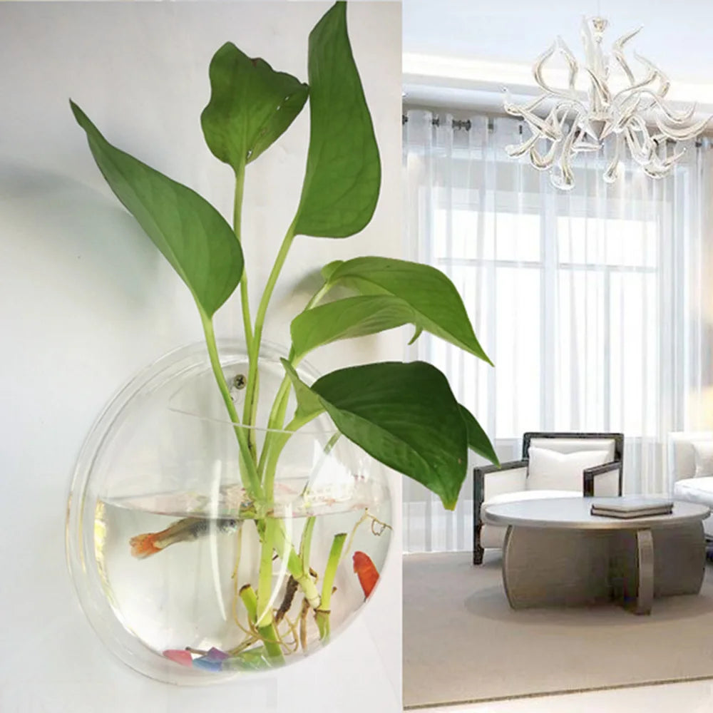 Wall Mounted Acrylic Fish Tank For Home Hanging Aquariums