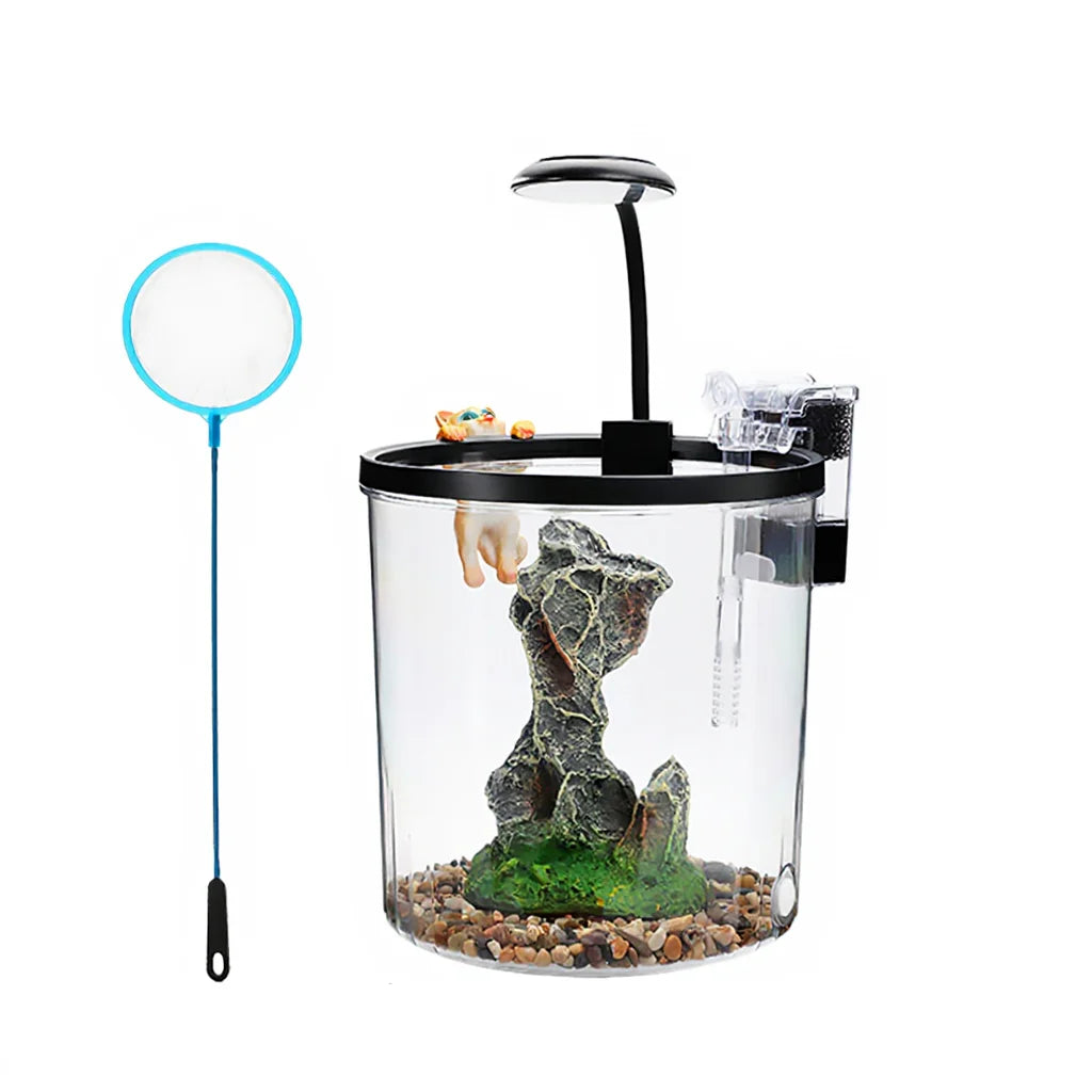 TWISTER.CK Fish Tank With Circulation Oxygenation And LED Lighting