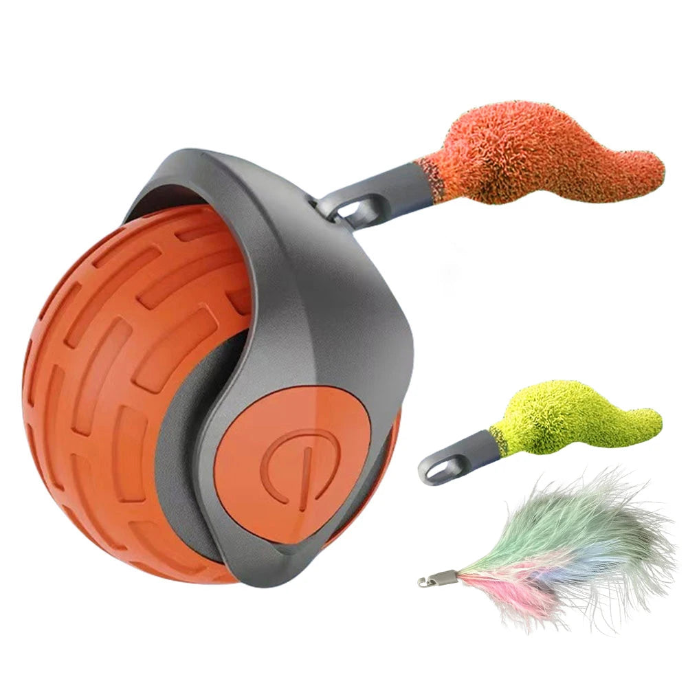 Shunmaii Cat Interactive Ball Toy Rechargeable Automatic Rolling