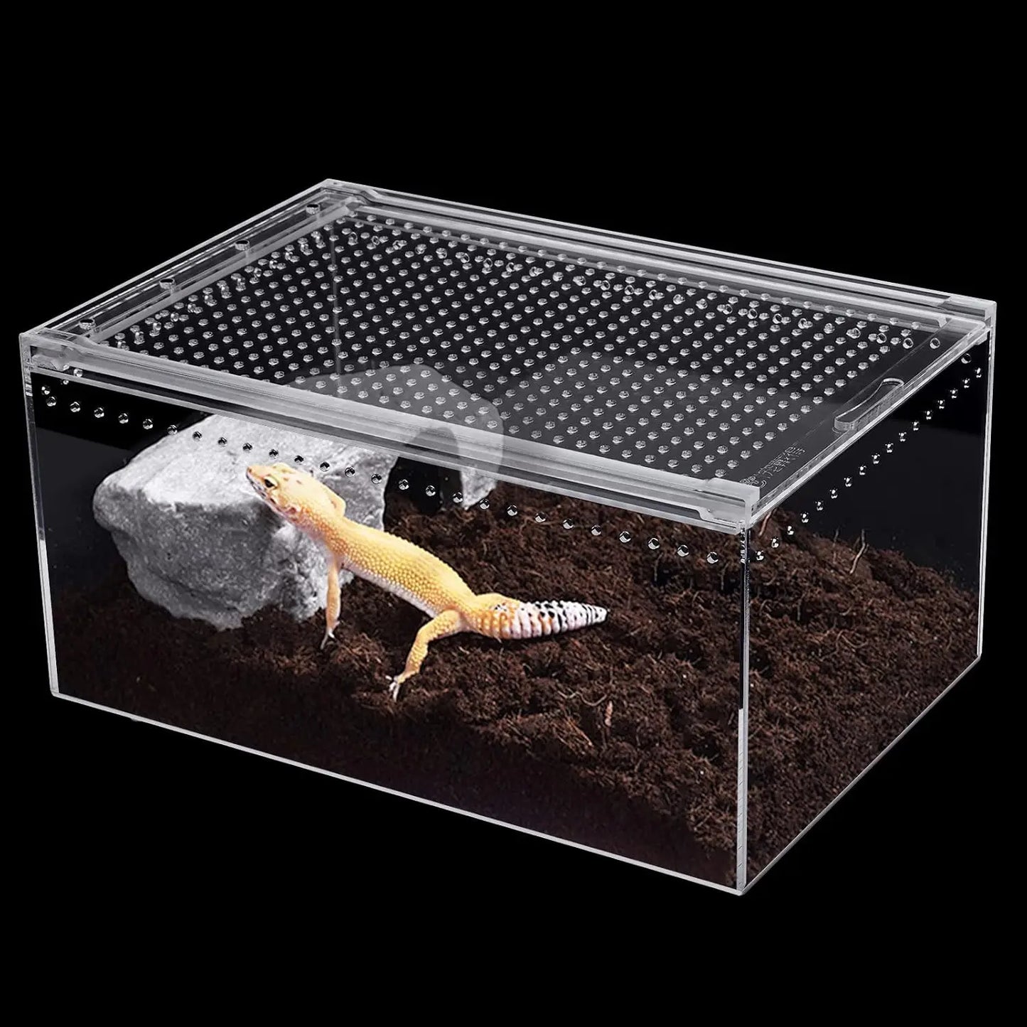 Magnetic Acrylic Reptile Enclosure Breeding Box Terrarium