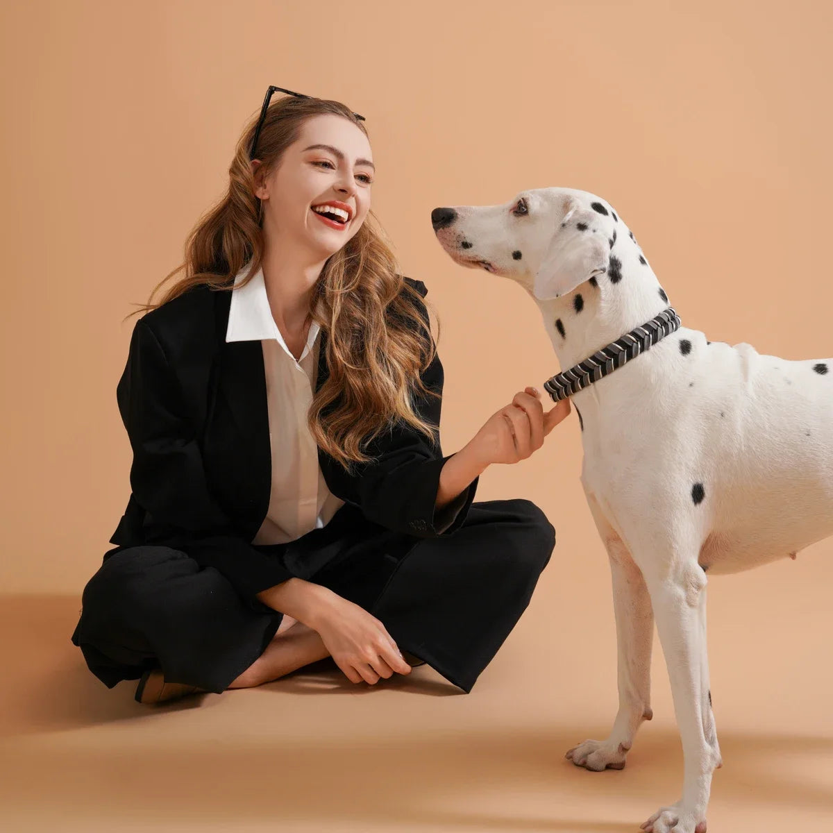 NONECN Dog Fashion Collar Handmade Striped Design For All Dogs