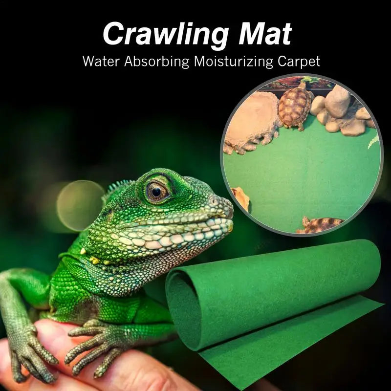 Reptile Carpet Terrarium Bedding Substrate Liner With Strong Water Absorption
