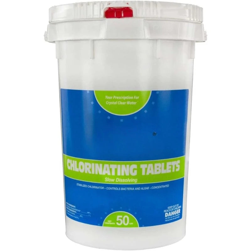 Stabilized Chlorine Tablets 50 lb for Swimming Pools and Spas