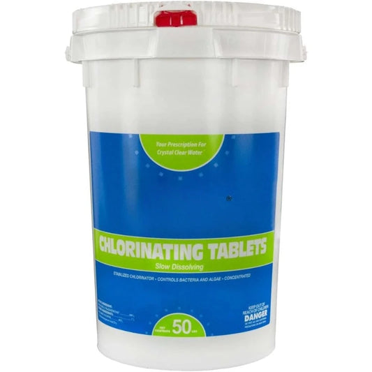 Stabilized Chlorine Tablets 50 lb for Swimming Pools and Spas