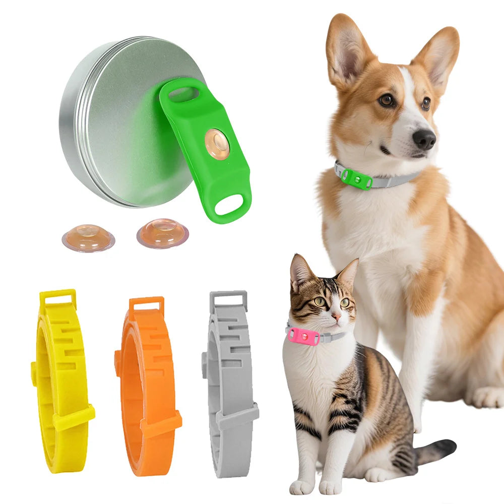 NONECN Pet Flea Collar Natural AntiFlea and Tick Pendant Dogs