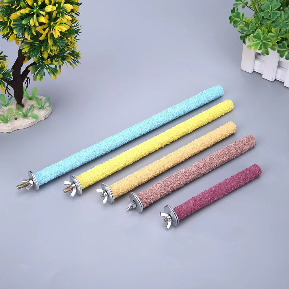Colorful Beak Grinding Stick Non-toxic  Pet Bird Supplies