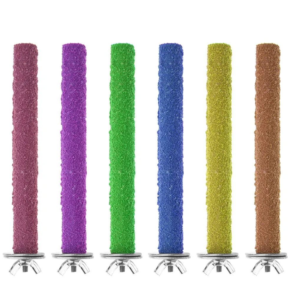 Colorful Beak Grinding Stick Non-toxic  Pet Bird Supplies