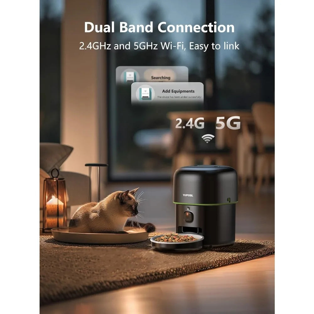 Smart Pet Feeder With High Definition Camera And 5G WiFi