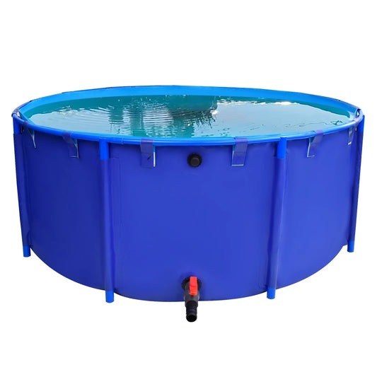 Heavy-Duty Canvas Fish Pond Ground Outdoor Water Storage Tank