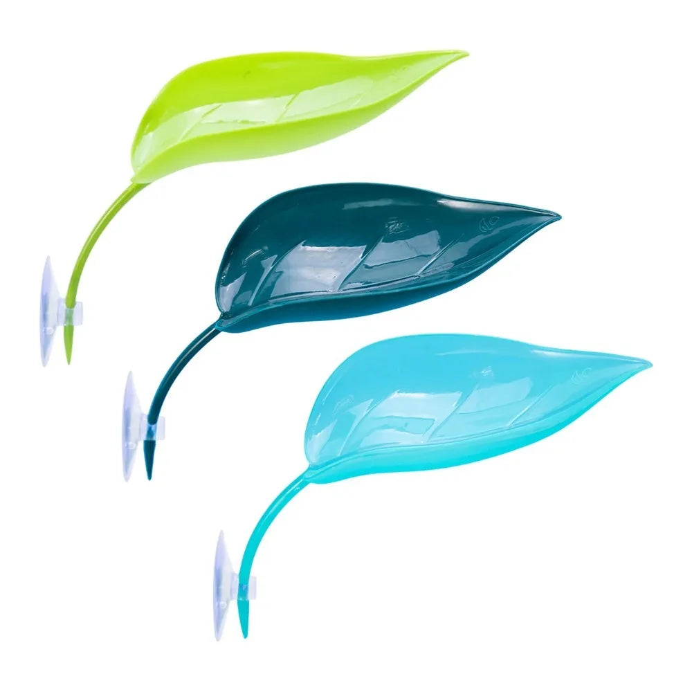 Frog Habitat Leaf Suction Cup Reptile Basking Accessory