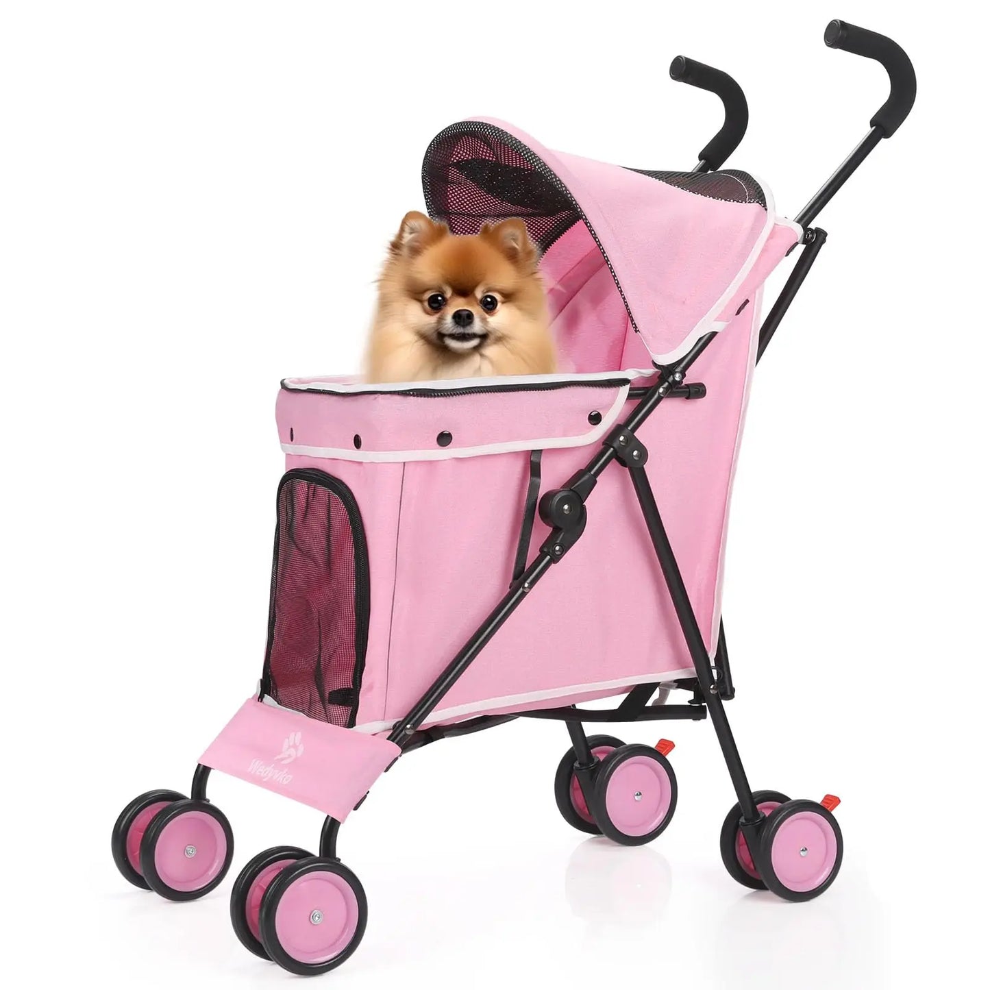 Travel Dog Stroller for Small Dogs and Cats 33 Lbs