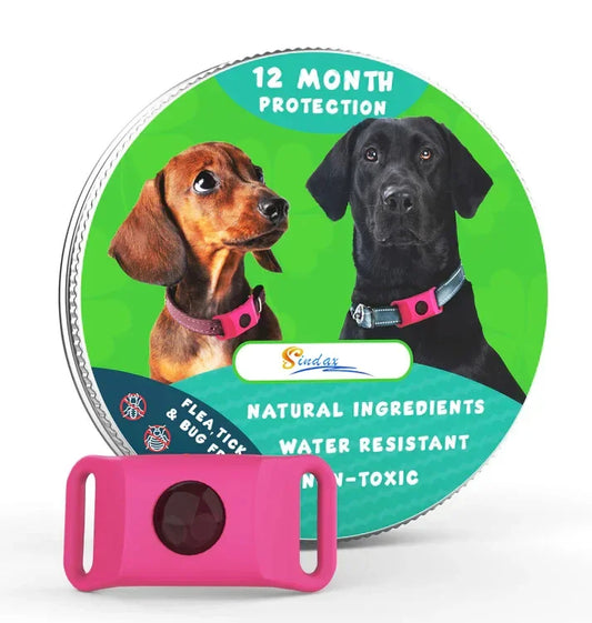 NONECN Pet Flea Collar Natural AntiFlea and Tick Pendant Dogs