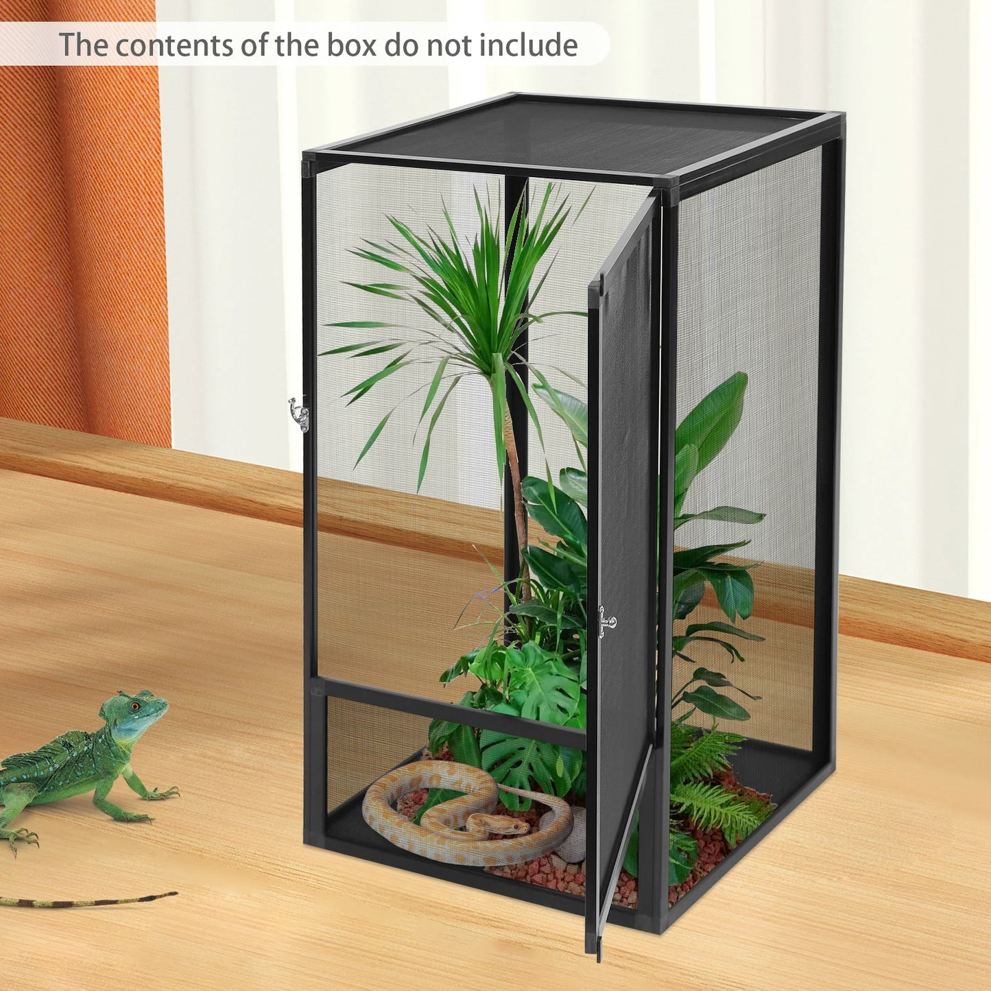 Bymaocar Micro Habitat Terrarium Enclosure Reptile Feeding Box 20kg