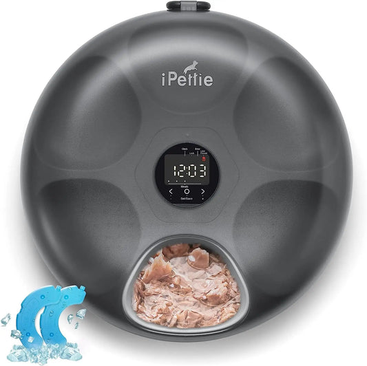 Cordless Automatic Pet Feeder With Ice Packs And Programmable Timer