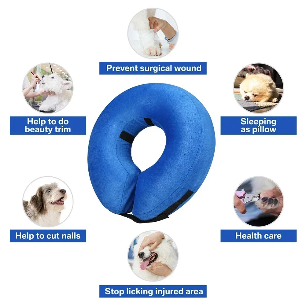 NONECN Inflatable Recovery Collar For Dogs And Cats After Surgery