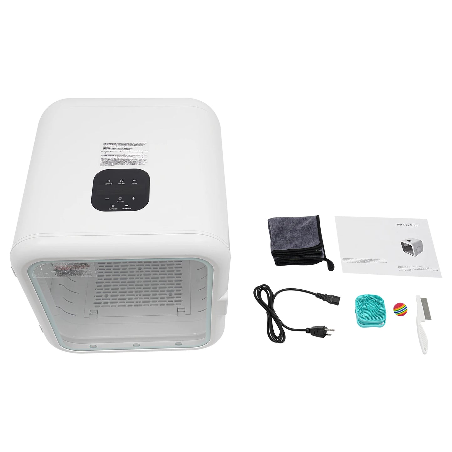 Portable Cat And Dog Dryer Box 110V 800W Adjustable Temperature