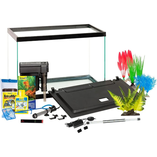 Freshwater Fish Tank Kit LED Light And Accessories