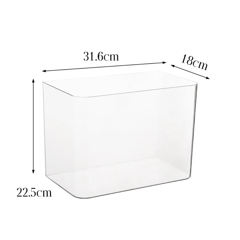 Pet ABS Fish Tank With Lid Transparent Hydroponic Tank