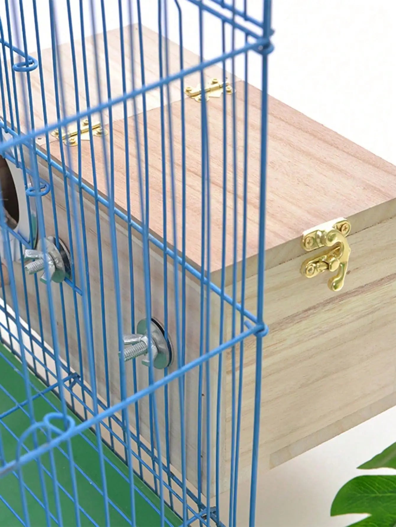 Wood Parakeet Nest Box Bird House Breeding Box For Lovebirds