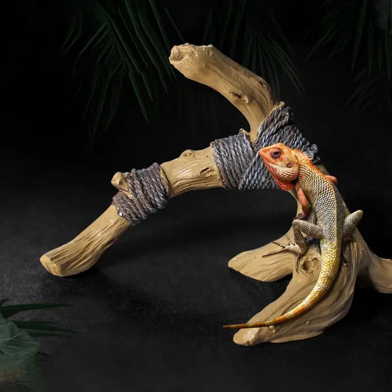 Snake Climbing Branch Resin Wood For Reptile Terrarium Decor