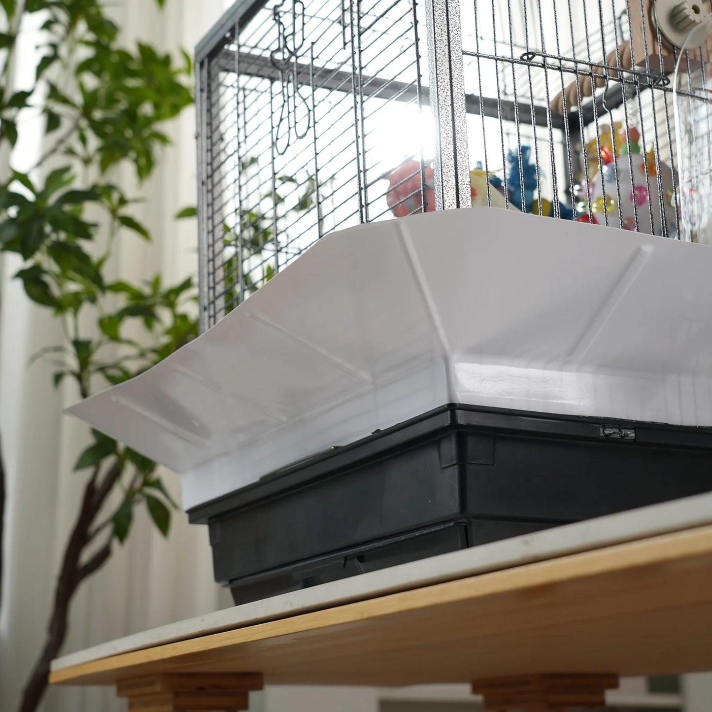 NONECN Metal Bird Cage With Slide Out Tray Parrot Cage