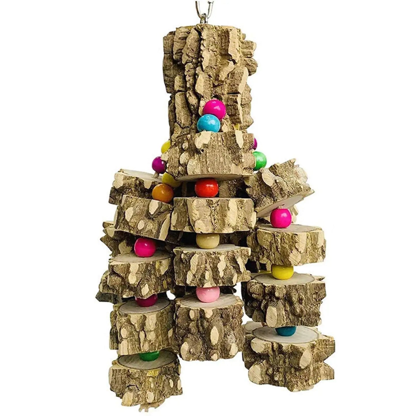 Wooden Bird Climbing Toy for Cockatiels Parakeets Budgies