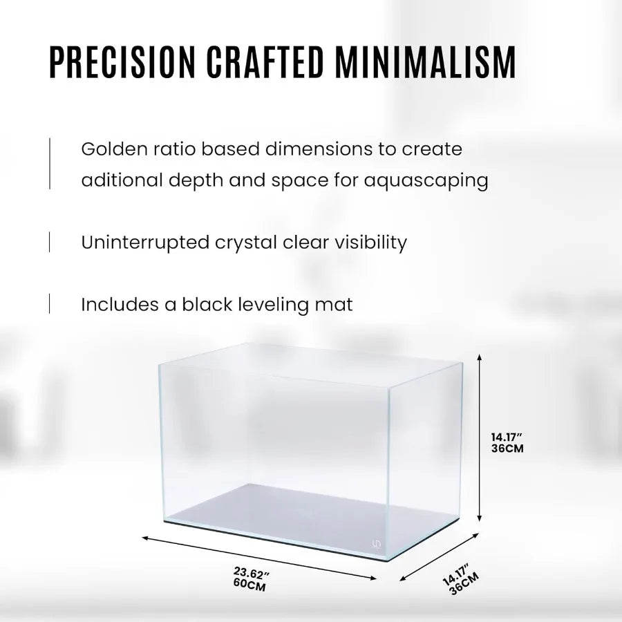 Ultra Clear Rimless Fish Tank With 45 Mitered Edge Glass