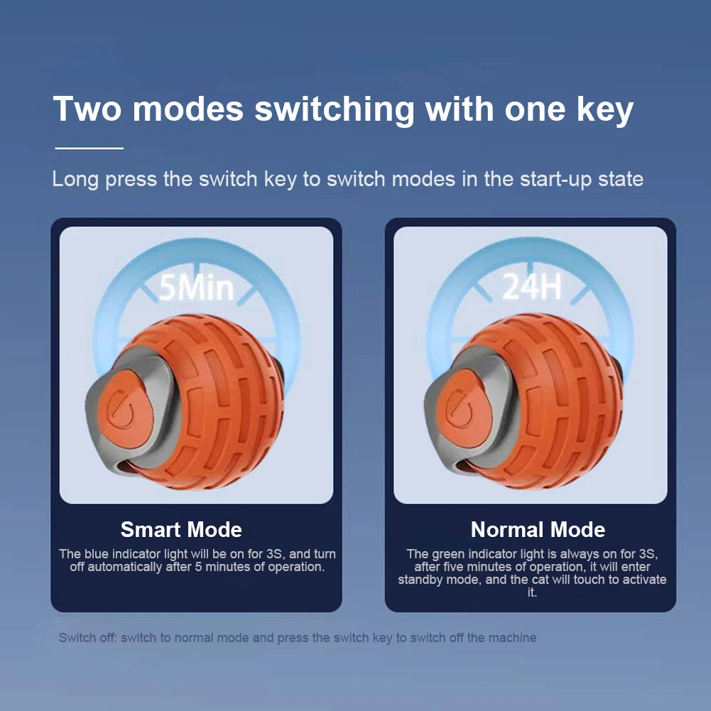 Shunmaii Cat Interactive Ball Toy Rechargeable Automatic Rolling