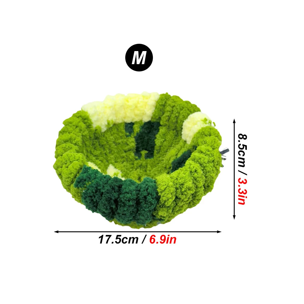 NONECN Plush Bird Nest Bed For Small Parrot Cage Accessory