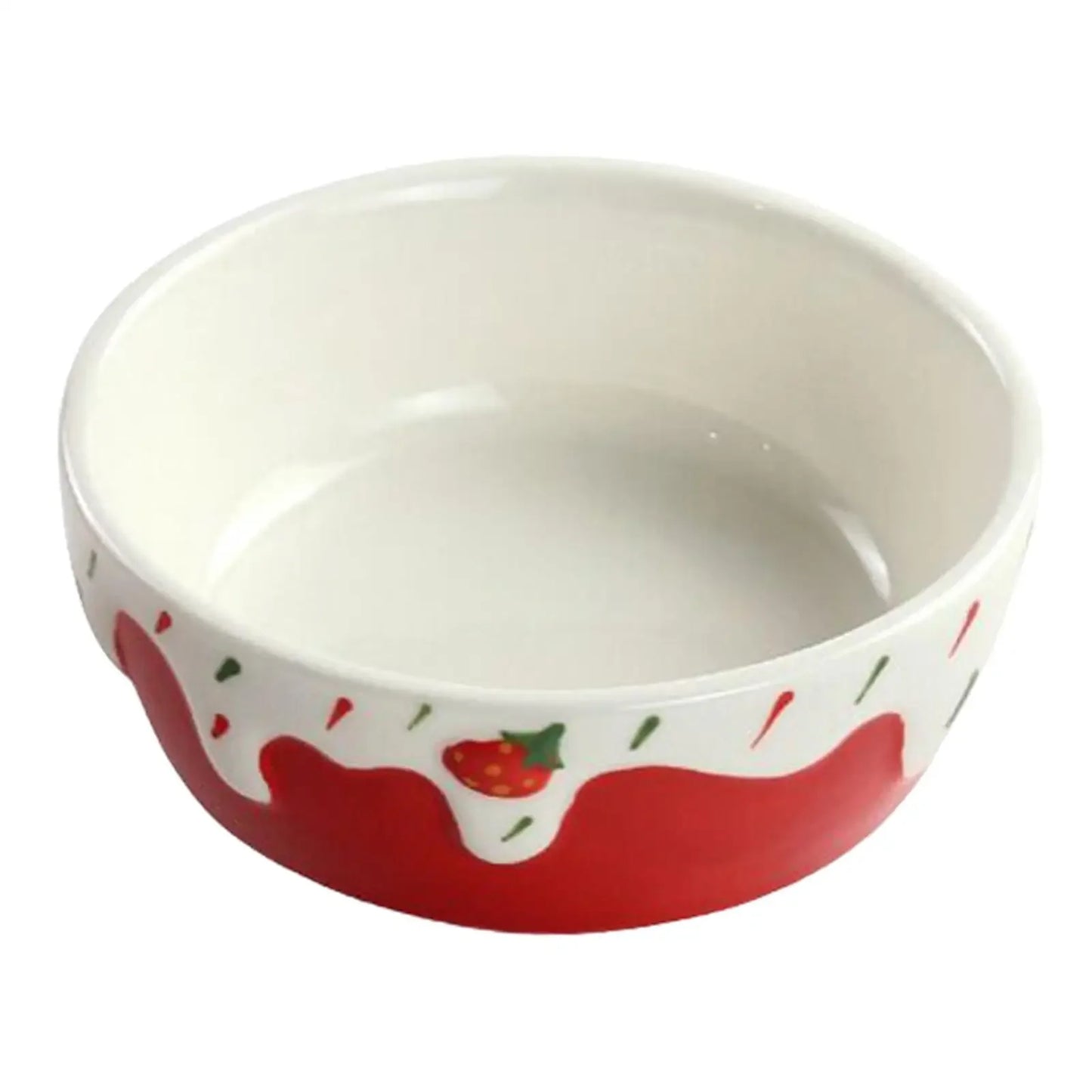 Ceramic Hamster Food Bowl Easy to Clean Portable Small Pets Dish