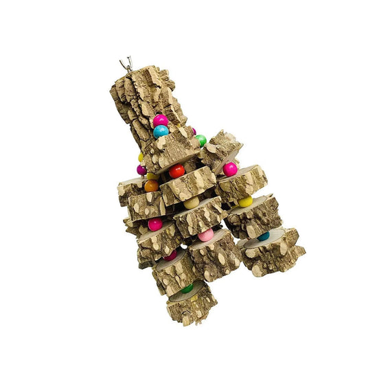 Wooden Bird Climbing Toy for Cockatiels Parakeets Budgies